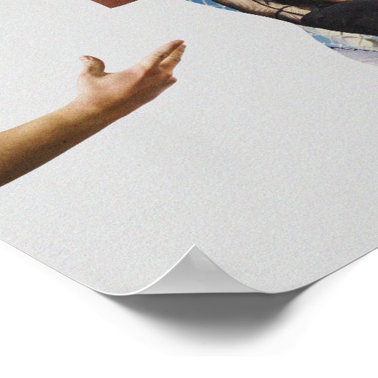 Surrealistische gek poster (Hoek)