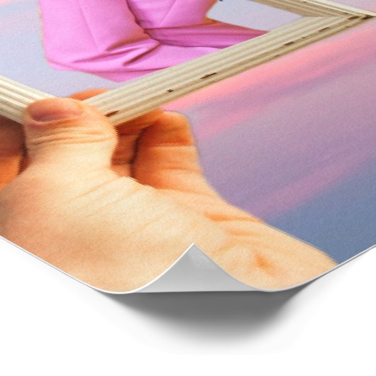 Surrealistische  gek poster (Hoek)