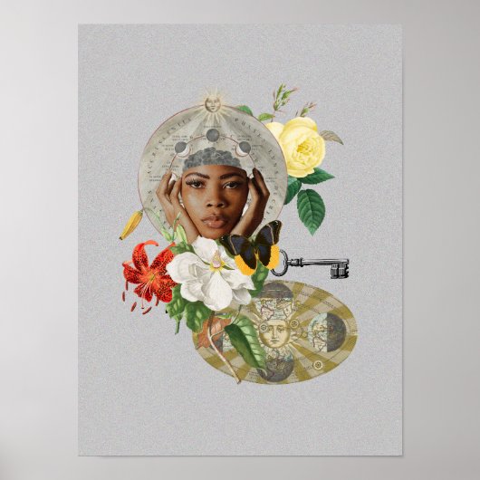 Surrealistische  gek poster (Voorkant)