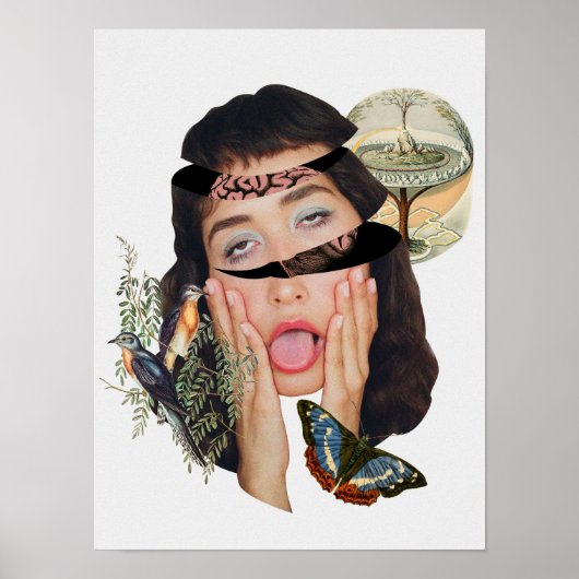 Surrealistische gek poster (Voorkant)