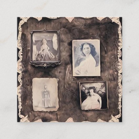 Surrealistische gekleurde foto's informatiekaartje (Voorkant)