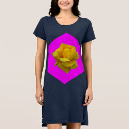 Surrealistische Gele Roos Gevleugelde Jersey T-shirt