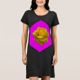 Surrealistische Gele Roos Gevleugelde Jersey T-shirt