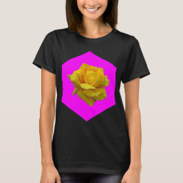 Surrealistische Gele Roos Gevleugelde Jersey T-shirt