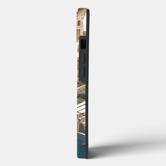 Surrealistische Geometrische stadslandschap Fantas Case-Mate iPhone Case (Achterkant / Links)