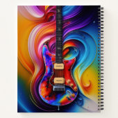 surrealistische gitaar notitieboek (Achterkant)