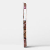Surrealistische glanzende bloem moderne abstracte Case-Mate iPhone case (Achterkant / Links)