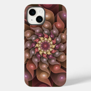 Surrealistische glanzende bloem moderne abstracte Case-Mate iPhone 14 hoesje