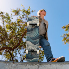 Surrealistische golven: Ocean Dreamscape Persoonlijk Skateboard