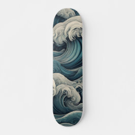 Surrealistische golven: Ocean Dreamscape Persoonlijk Skateboard