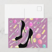 Surrealistische  hiel- en Snoep Briefkaart (Voorkant / Achterkant)