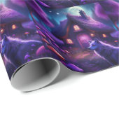 Surrealistische hut in het Bos Cadeaupapier (Rol Hoek)