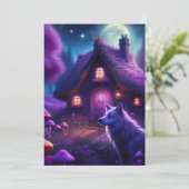 Surrealistische hut in het Bos Kaart (Staand voorkant)