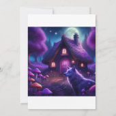 Surrealistische hut in het Bos Kaart (Achterkant)