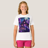 Surrealistische hut in het Bos T-shirt (Voorkant volledig)