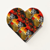 Surrealistische illusies: de tovenares van patrone notitieboek (Achterkant)