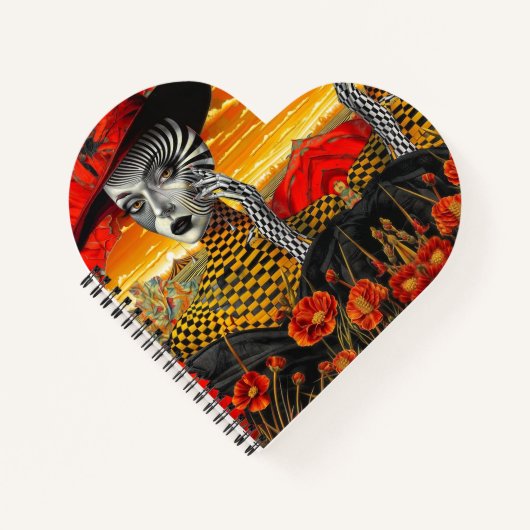 Surrealistische illusies: de tovenares van patrone notitieboek (Voorkant)