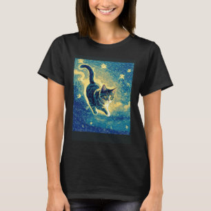 Surréalistische Impressionistische Kat Impressioni T-shirt