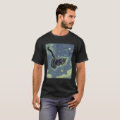 Surrealistische Impressionistische Kat Impressioni T-shirt (Voorkant volledig)