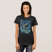 Surrealistische Impressionistische Kat Impressioni T-shirt (Voorkant volledig)