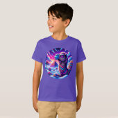 Surrealistische kameel in een sneeuwwoestijn t-shirt (Voorkant volledig)