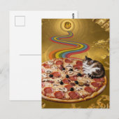 Surrealistische kat op een Briefkaart (Voorkant / Achterkant)