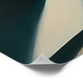 Surrealistische kat staren uit het raam - Surreali Poster (Hoek)