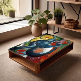 surrealistische katten tissuepapier