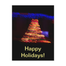 Surrealistische kerstboomverlichting