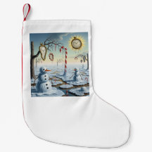 Surrealistische kerstkous