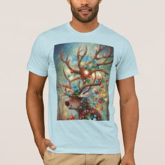 Surrealistische Kerstrendieren Met Versieringen & T-shirt