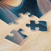 Surrealistische Kosmische Kusten Legpuzzel (Zijkant)