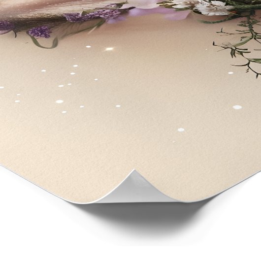 Surrealistische kosmische oogmuurkunst poster (Hoek)