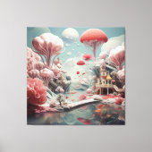 Surrealistische Kunst - het alledaagse tot een ill Canvas Afdruk (Voorkant)