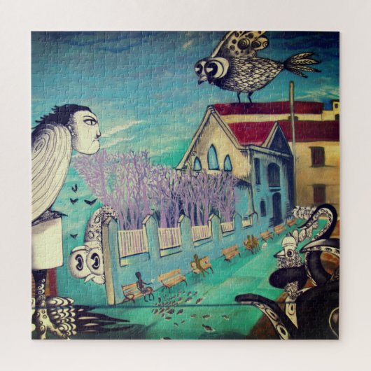 surrealistische kunst legpuzzel (Verticaal)