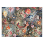 Surrealistische kunst met bloemen & vogels tafelkleed (Voorkant (Horizontaal))