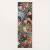 Surrealistische kunst met bloemen & vogels yogamat (Achterkant)