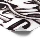 Surrealistische kunst, surrealistische kunst, deco poster (Hoek)