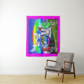 Surrealistische kunst voor vrede en liefde wandkleed (In situ)