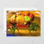 Surrealistische kunstwerken briefkaart (Voorkant / Achterkant)