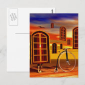 Surrealistische kunstwerken briefkaart (Voorkant / Achterkant)
