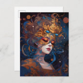Surrealistische Lady Fantasy Kunst Briefkaart (Voorkant / Achterkant)