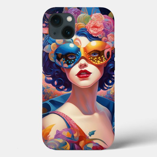 Surrealistische Lady Fantasy Kunst Case-Mate iPhone Case (Achterkant)