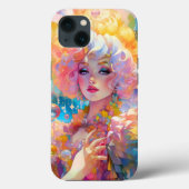 Surrealistische Lady Fantasy Kunst Case-Mate iPhone Case (Achterkant)