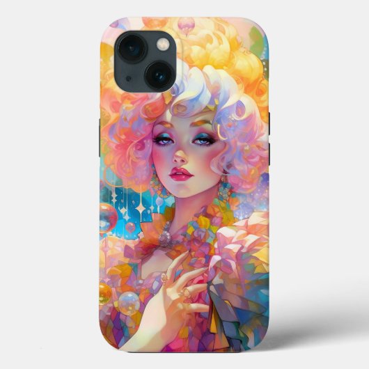 Surrealistische Lady Fantasy Kunst Case-Mate iPhone Case (Achterkant)