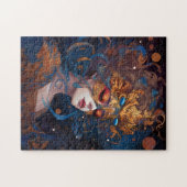 Surrealistische Lady Fantasy Kunst Legpuzzel (Horizontaal)