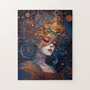 Surrealistische Lady Fantasy Kunst Legpuzzel