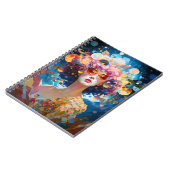 Surrealistische Lady Fantasy Kunst Notitieboek (Linkerzijde)