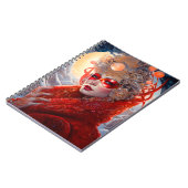 Surrealistische Lady Fantasy Kunst Notitieboek (Linkerzijde)