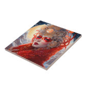 Surrealistische Lady Fantasy Kunst Tegeltje (Zijkant)